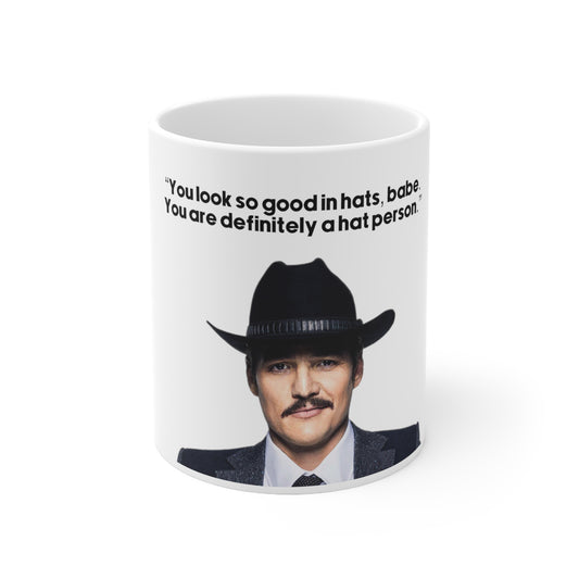 Pedro Pascal Compliments Your Hat Mug